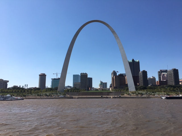 San Louis from the Top of the Arch 2019